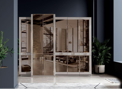 Wardrobe Stylish Luxury Wardrobe Modern Beige Bedroom Furniture